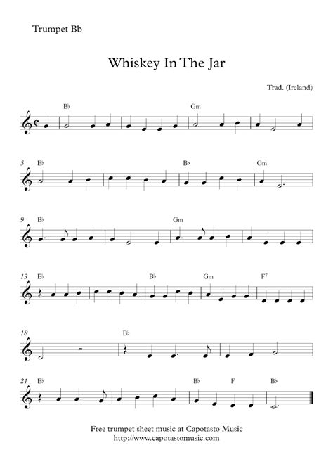 easy trumpet sheet music